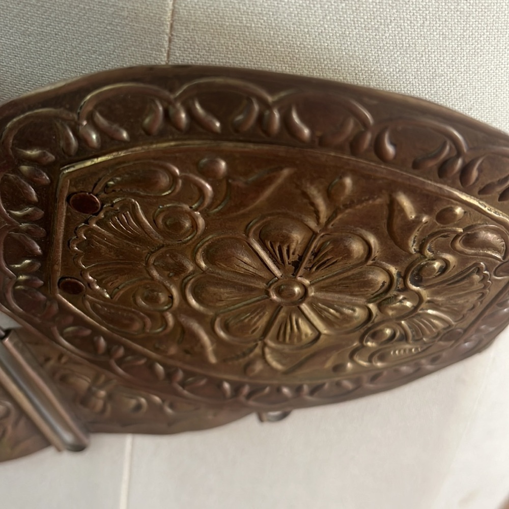 Solid Brass Concho Belt - image 2